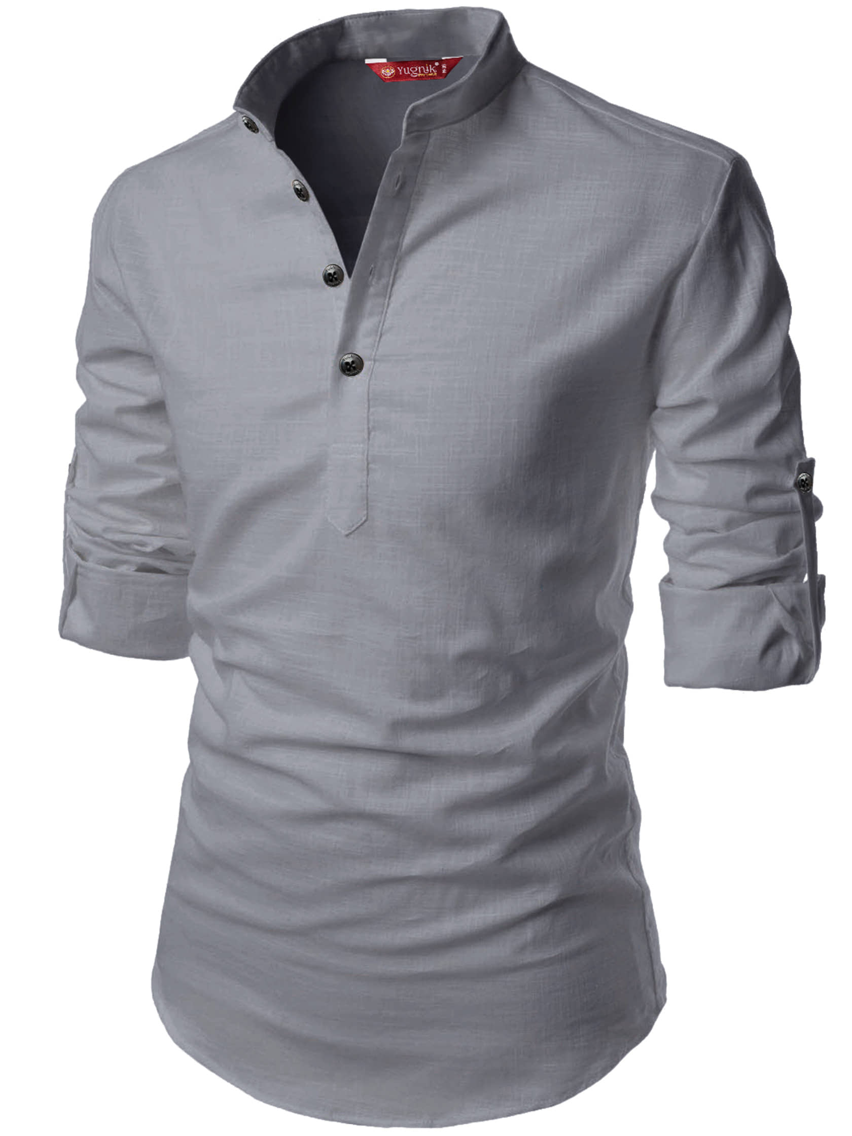 Yugnik Grey Cotton Men's Regular Kurta ( Pack of 1 ) - Kurtas & Kurta Sets | Buy online on ZillyBuy