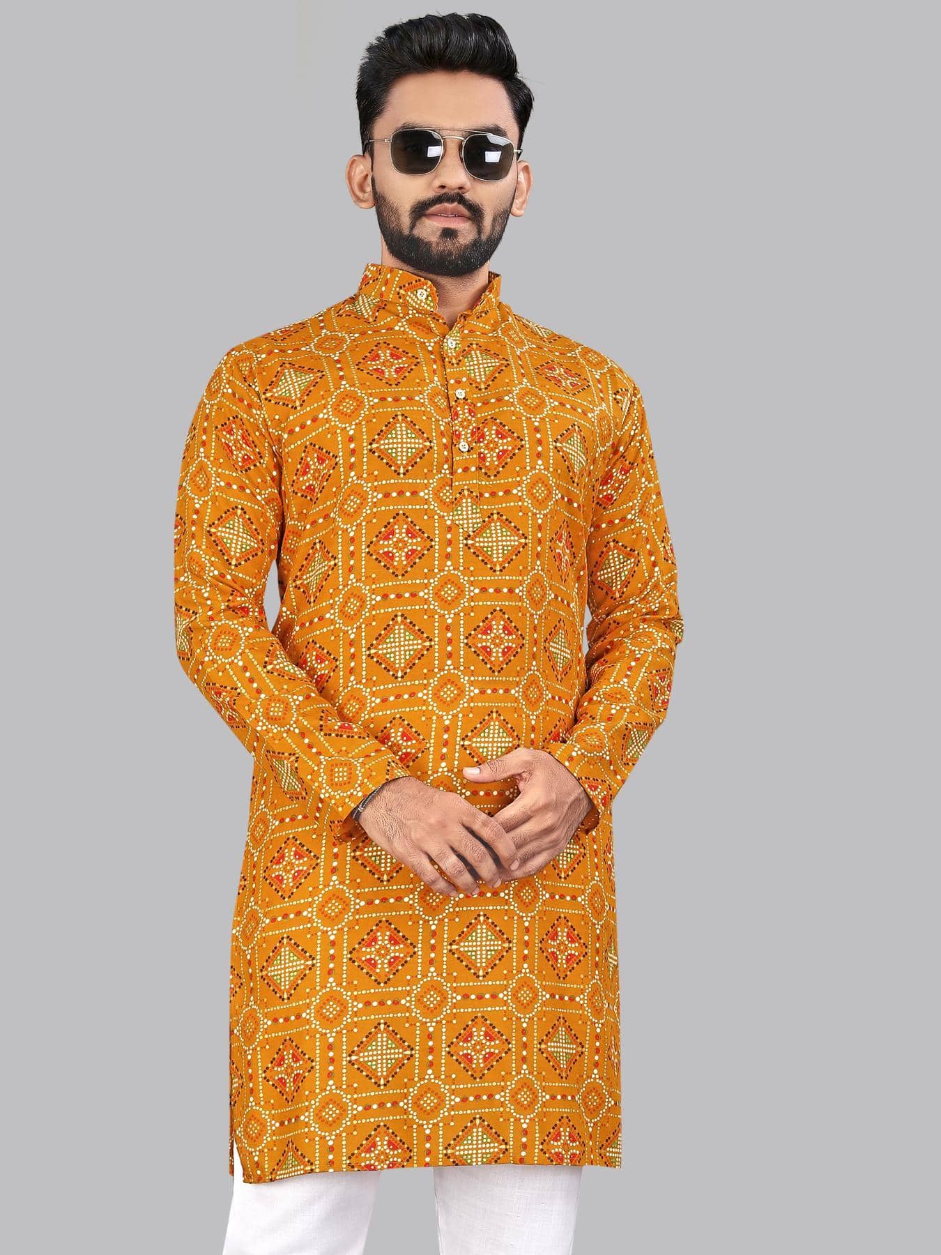 allan peter Navy Blue Cotton Men's Regular Kurta ( Pack of 1 ) - Kurtas & Kurta Sets | Buy online on ZillyBuy
