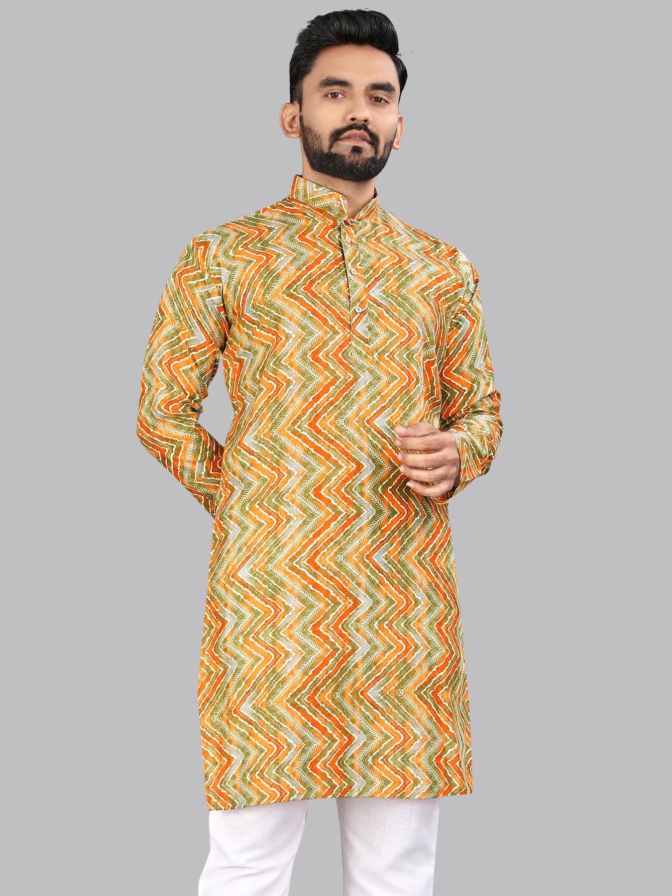 allan peter Blue Cotton Men's Regular Kurta ( Pack of 1 ) - Kurtas & Kurta Sets | Buy online on ZillyBuy