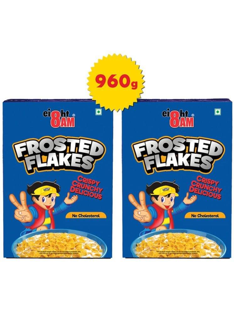 8AM Frosted Flakes 480 gm Pack of 2 8AM Frosted Flakes 480 gm Pack of 2