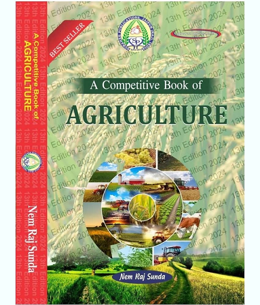 A Competitive Book Of Agriculture For Upsc, Pscs Ars/Srf/Jrf, Pre Pg & Ph.D. Entrance 13th edition 2024 - Stationery | Buy online on ZillyBuy