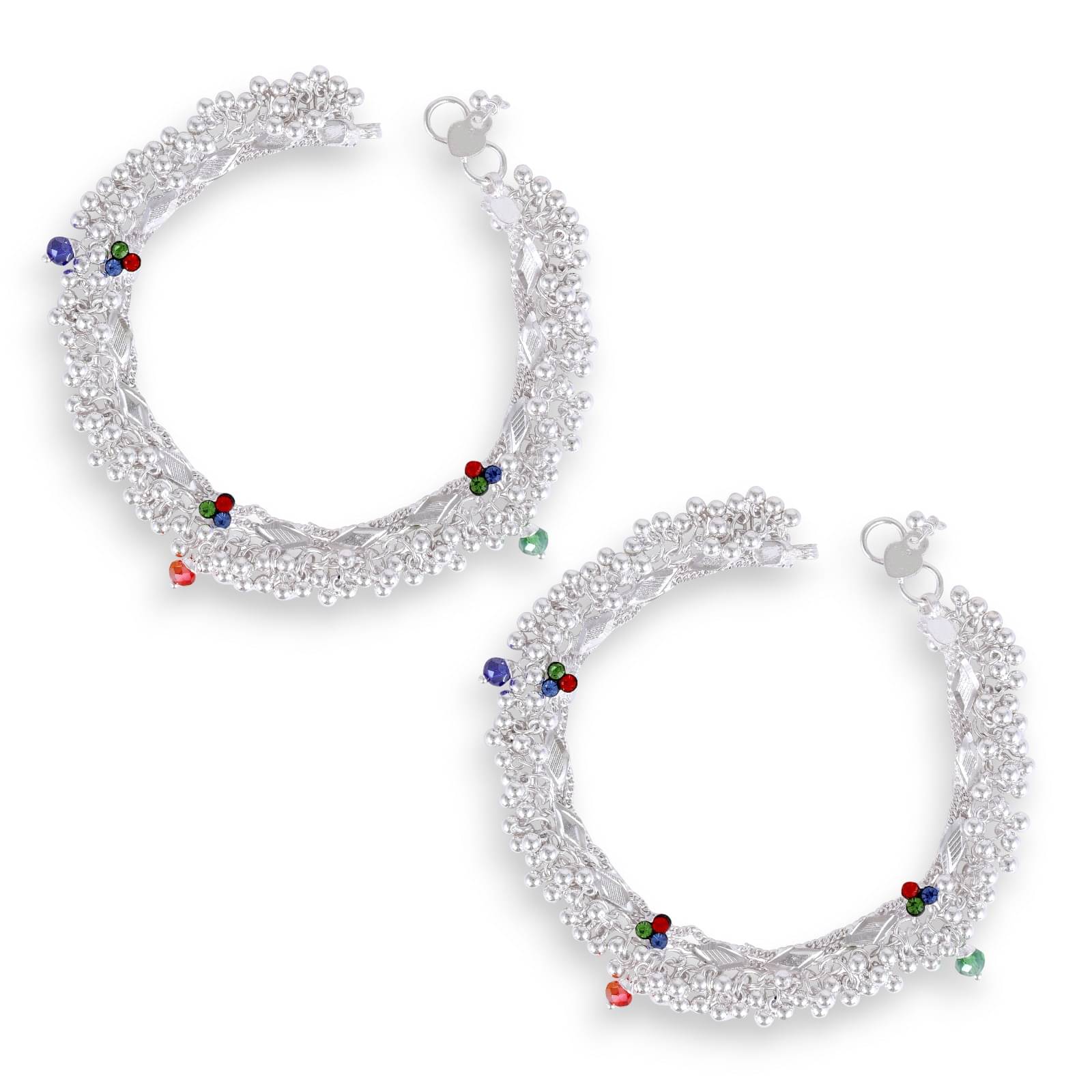     			AKLINA Multicolor Anklets ( Pack of 1 )