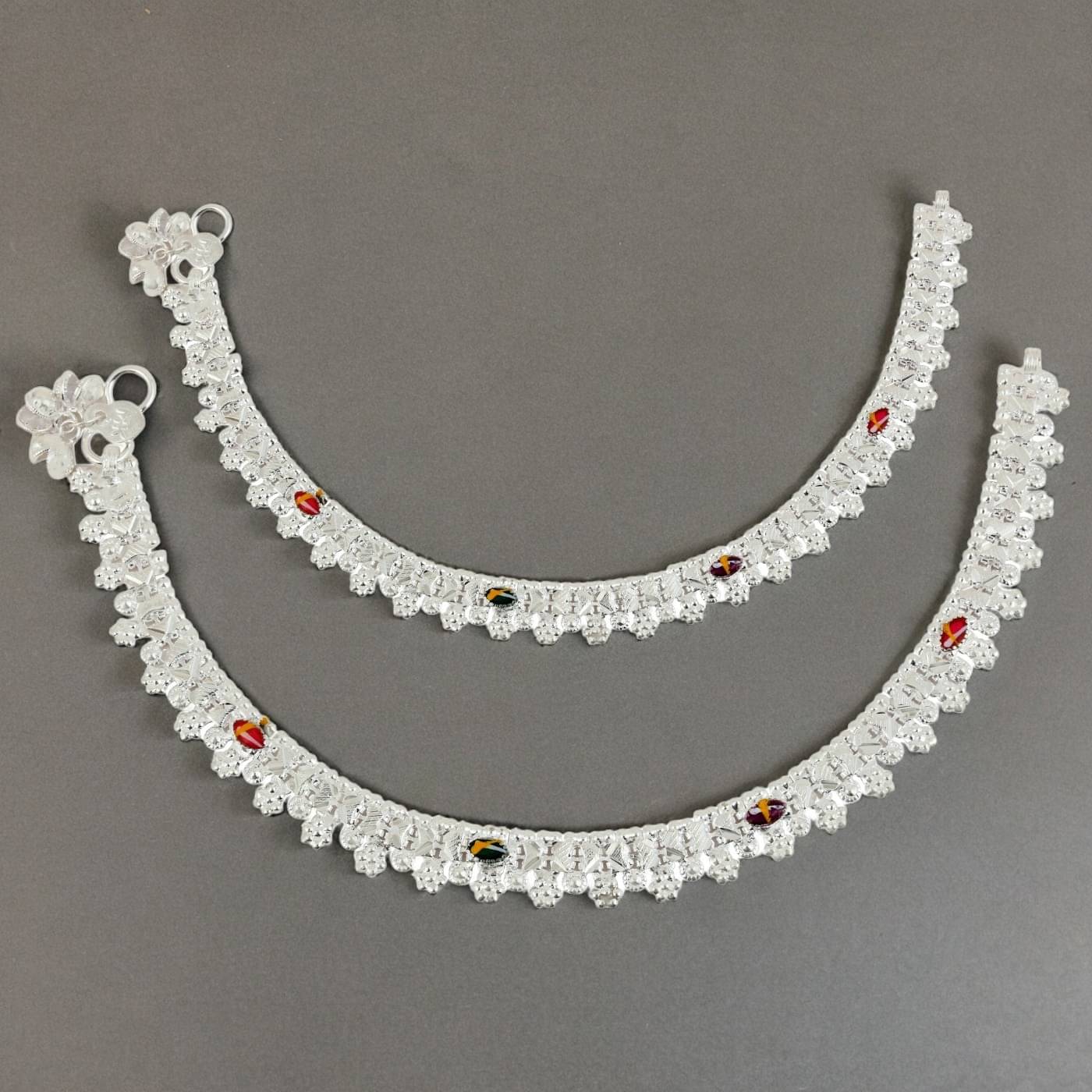 AKLINA Multicolor Anklets ( Pack of 1 ) AKLINA Multicolor Anklets ( Pack of 1 )