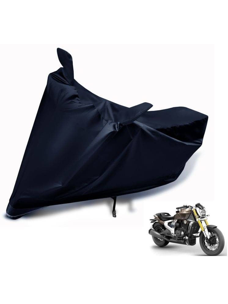     			Auto Hub Bike Body Cover for TVS All Bike Models ( Pack of 1 ) , Black