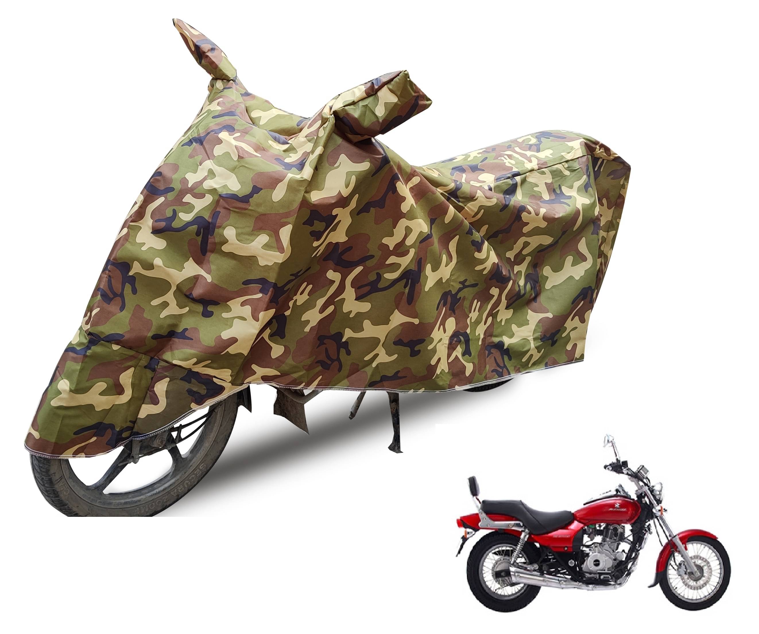     			Auto Hub Bike Body Cover for Bajaj Avenger 220 DTS-i ( Pack of 1 ) , Camouflage
