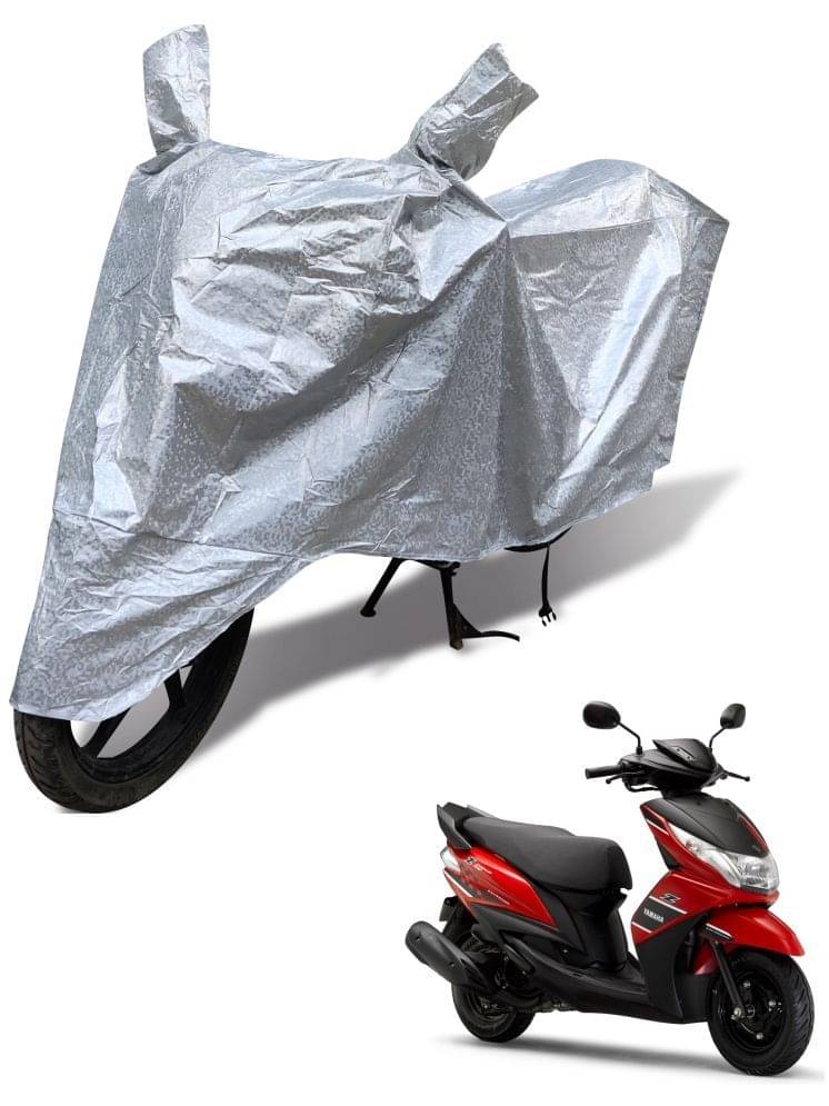 Auto Hub Bike Body Cover for Yamaha Ray Z ( Pack of 1 ) , Silver Auto Hub Bike Body Cover for Yamaha Ray Z ( Pack of 1 ) , Silver