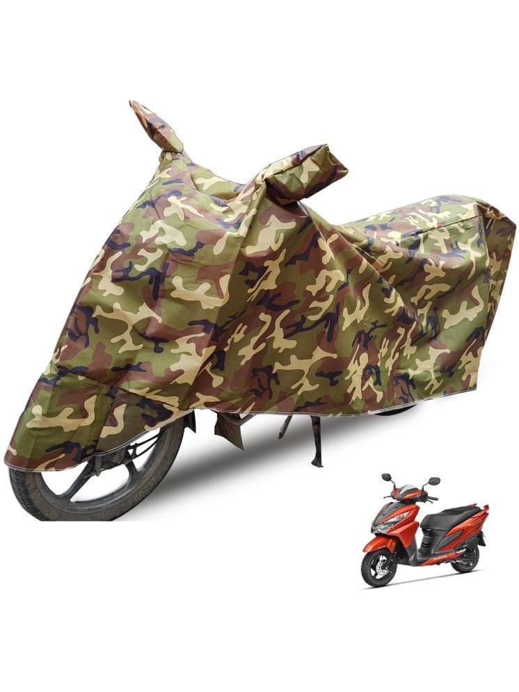 Auto Hub Bike Body Cover for Honda Grazia ( Pack of 1 ) , Camouflage Auto Hub Bike Body Cover for Honda Grazia ( Pack of 1 ) , Camouflage