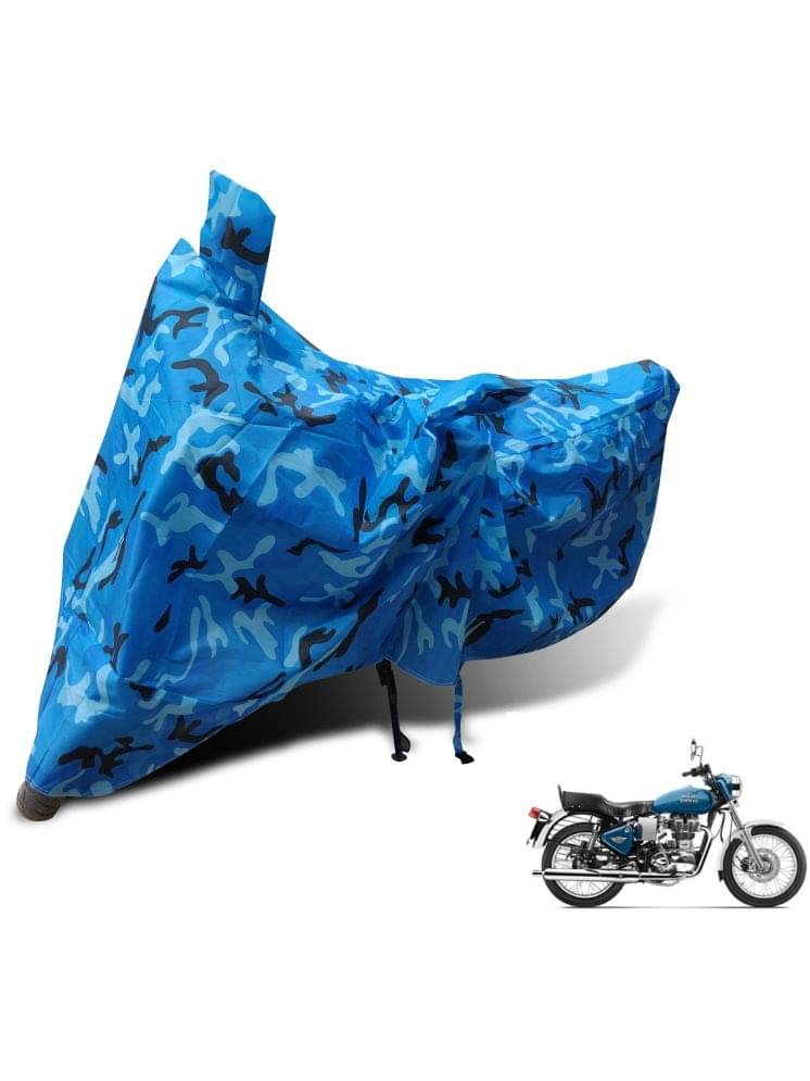 Auto Hub Bike Body Cover for Royal Enfield Bullet Electra ( Pack of 1 ) , Blue Auto Hub Bike Body Cover for Royal Enfield Bullet Electra ( Pack of 1 ) , Blue