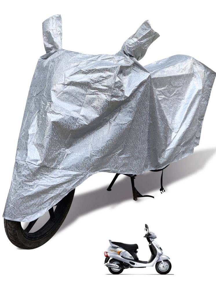 Auto Hub Bike Body Cover for Mahindra DURO ( Pack of 1 ) , Silver Auto Hub Bike Body Cover for Mahindra DURO ( Pack of 1 ) , Silver