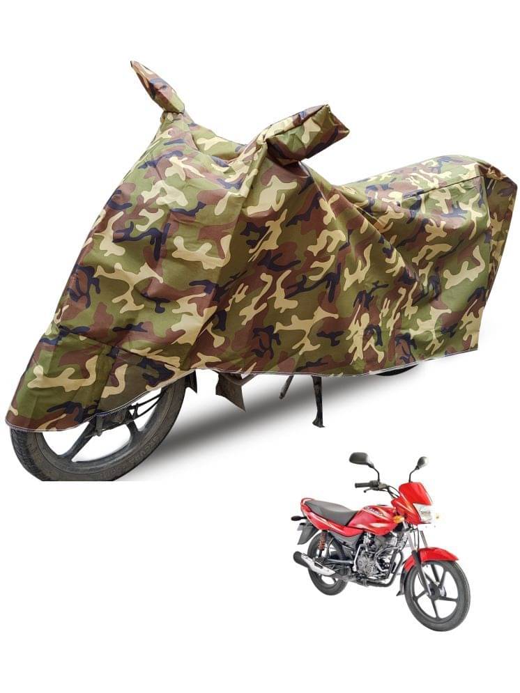 Auto Hub Bike Body Cover for Bajaj Platina 100 ( Pack of 1 ) , Camouflage Auto Hub Bike Body Cover for Bajaj Platina 100 ( Pack of 1 ) , Camouflage
