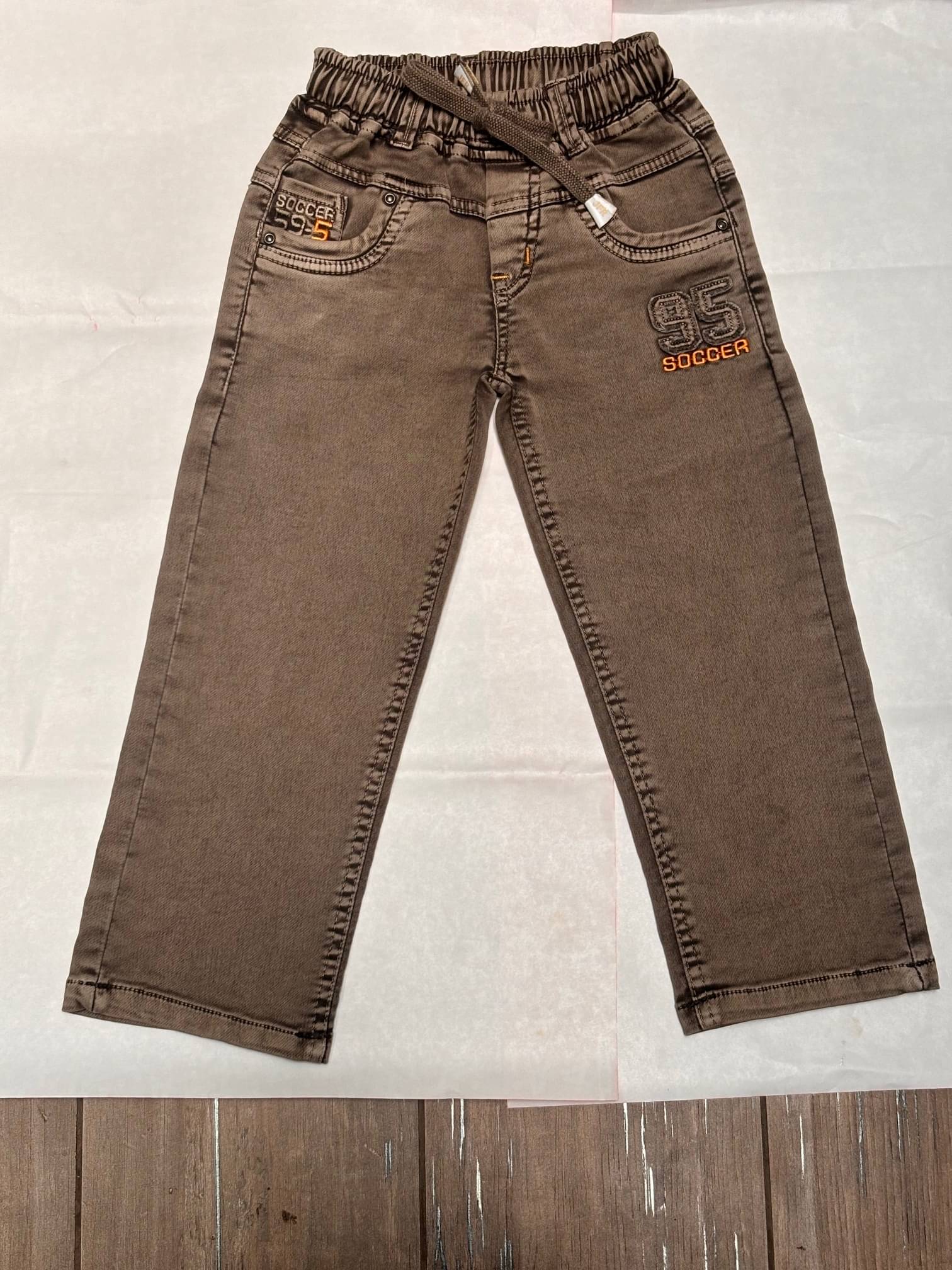     			JFR Pack of 1 Boys Cotton Blend Jeans ( Brown )
