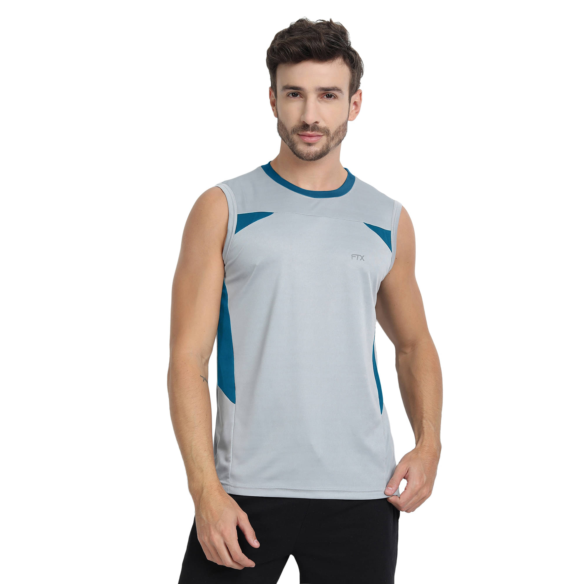     			FTX Pack of 1 Polyester Regular Fit Men's T-Shirt ( Charcoal Grey )