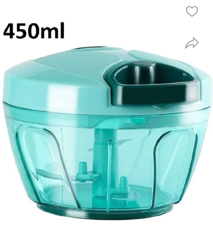 Fitgo MINI CHOPPER Green Plastic Mannual Chopper 450 ml ( Pack of 1 ) Fitgo MINI CHOPPER Green Plastic Mannual Chopper 450 ml ( Pack of 1 )