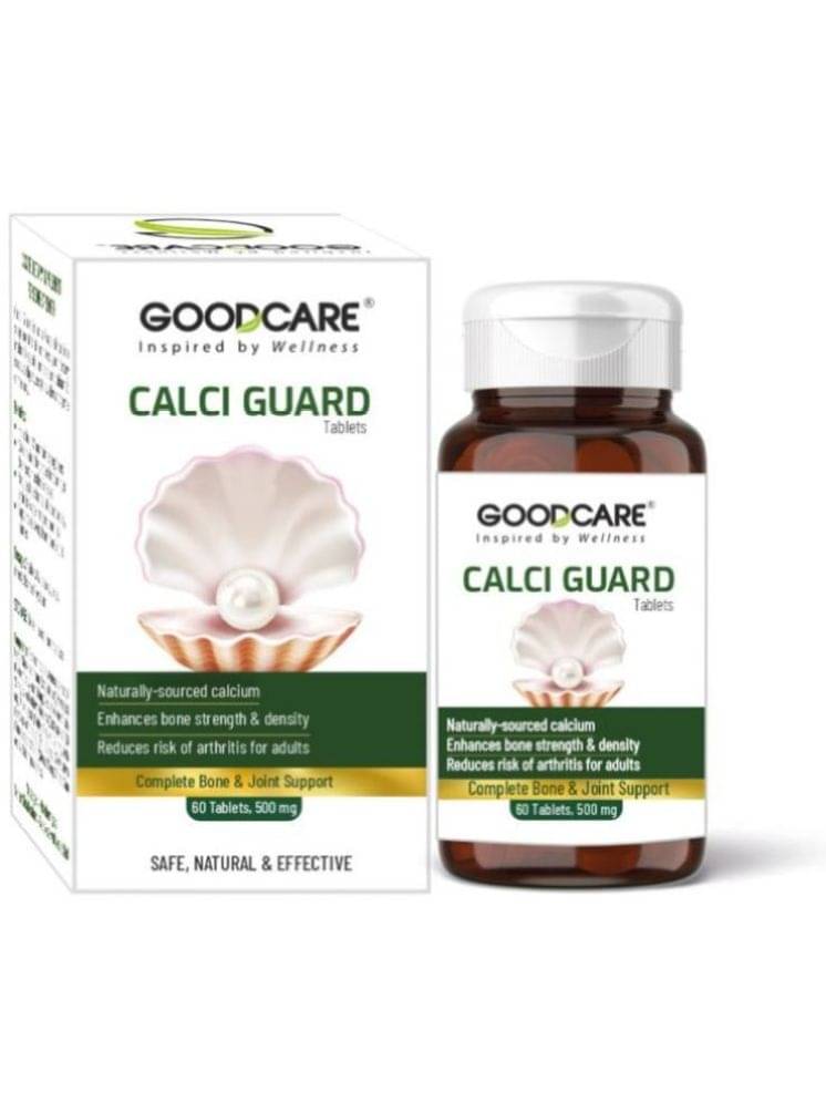 Goodcare Calci Guard Tablets, Ayurvedic Calcium Supplement, Enhances Bone Strength, Supports Joint Flexibility, Arthritis Care 60 No.s Goodcare Calci Guard Tablets, Ayurvedic Calcium Supplement, Enhances Bone Strength, Supports Joint Flexibility, Arthritis Care 60 No.s