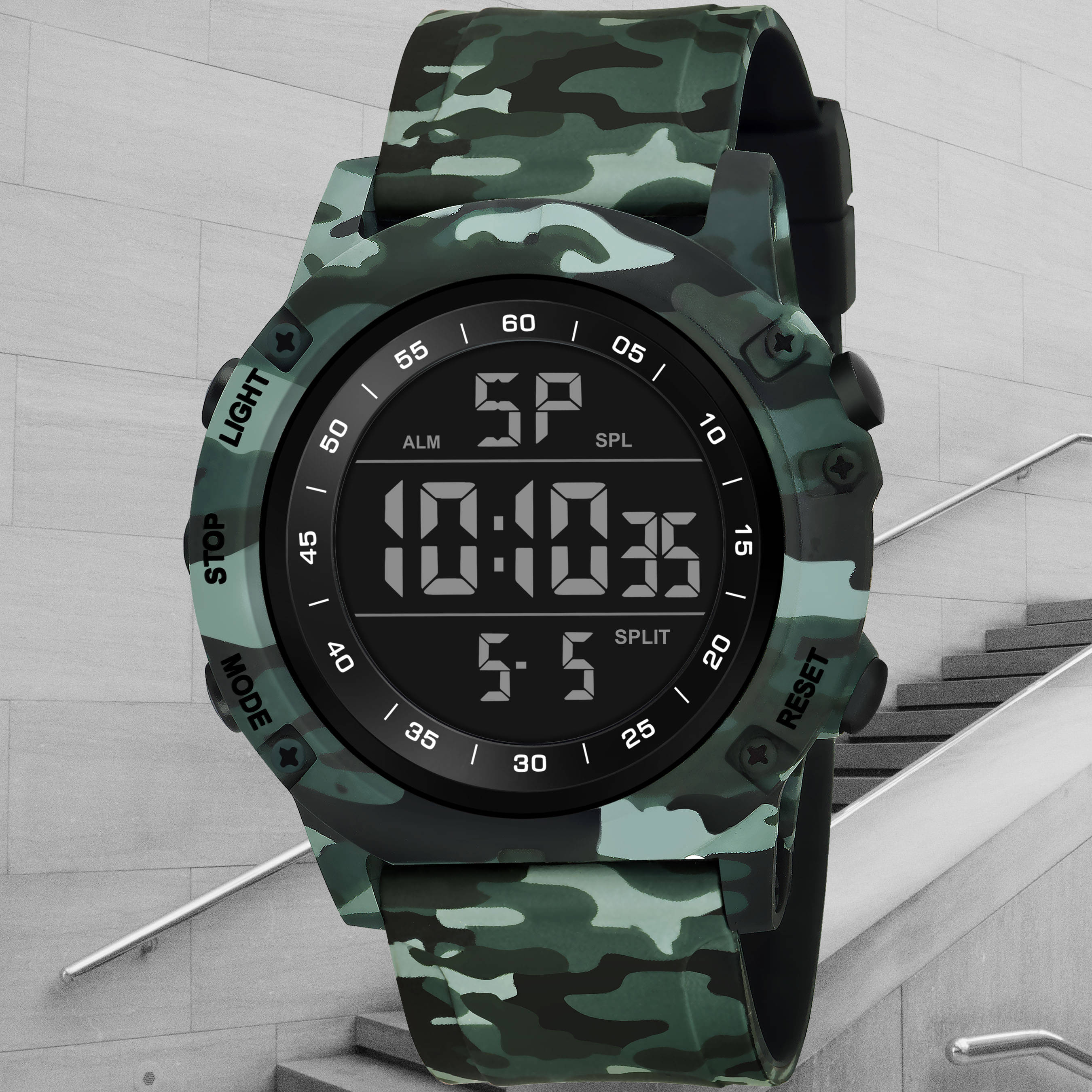     			Harbor Green Silicon Analog-Digital Men's Watch