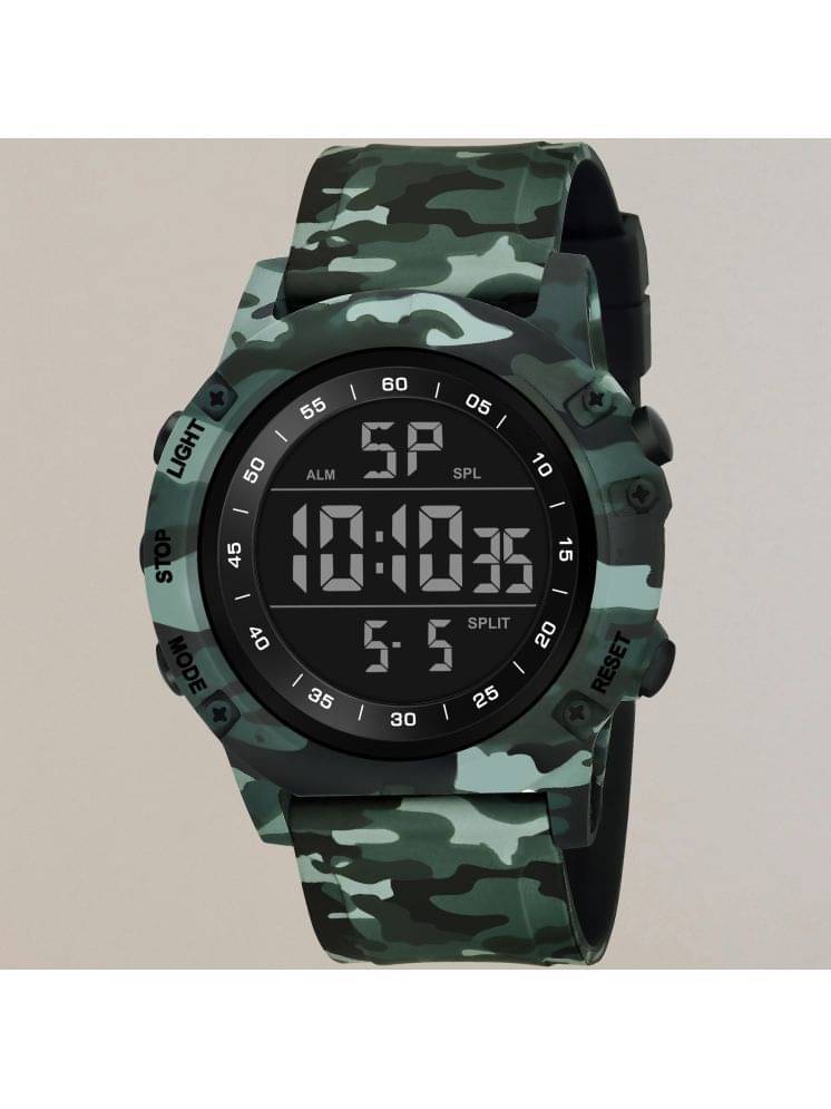     			Harbor Green Silicon Analog-Digital Men's Watch