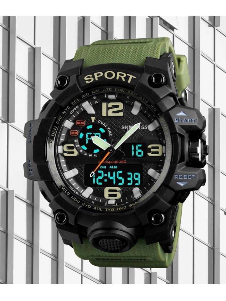 Harbor Green Silicon Analog-Digital Men's Watch Harbor Green Silicon Analog-Digital Men's Watch