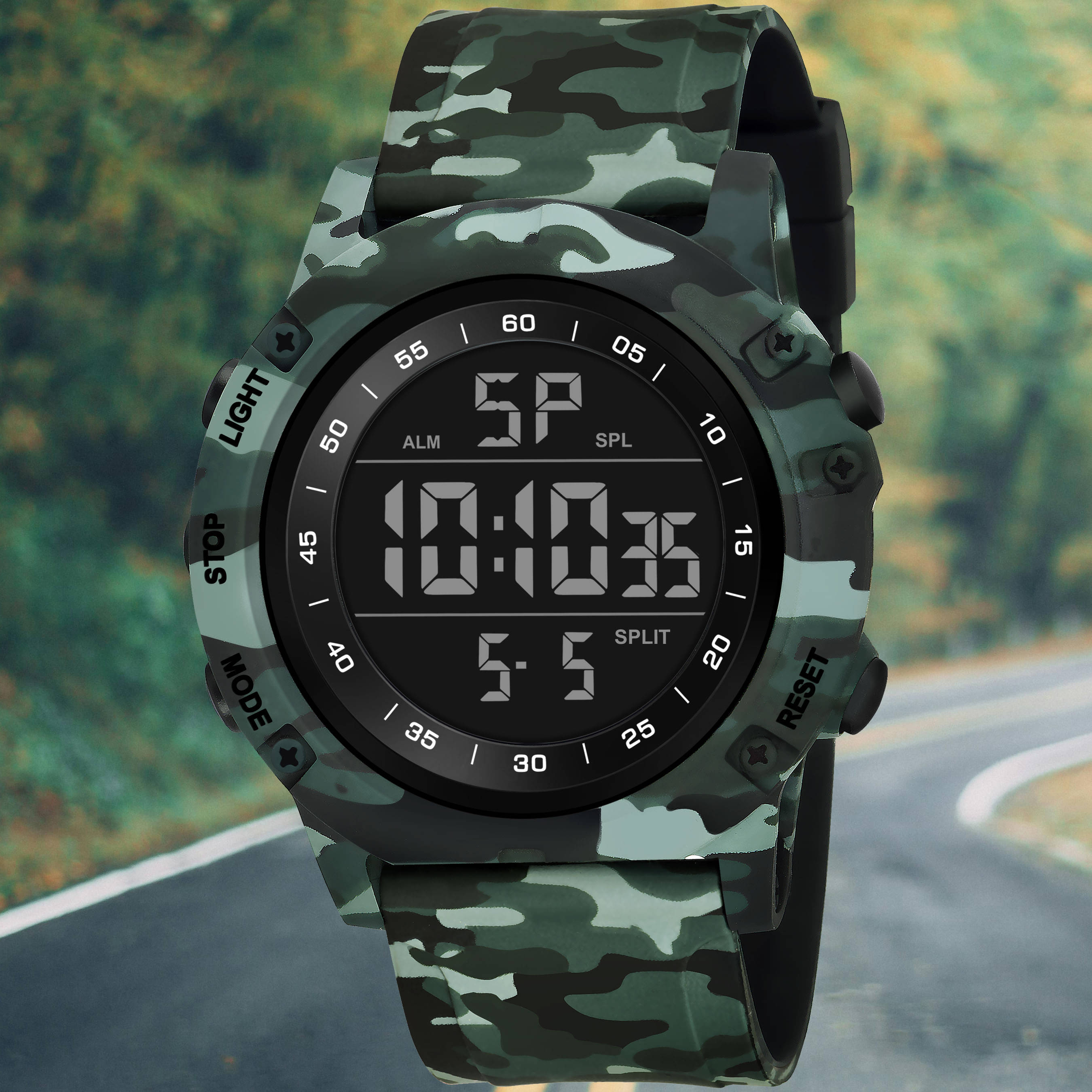     			Harbor Green Silicon Analog-Digital Men's Watch