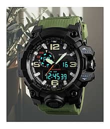 Harbor Green Silicon Analog-Digital Men's Watch