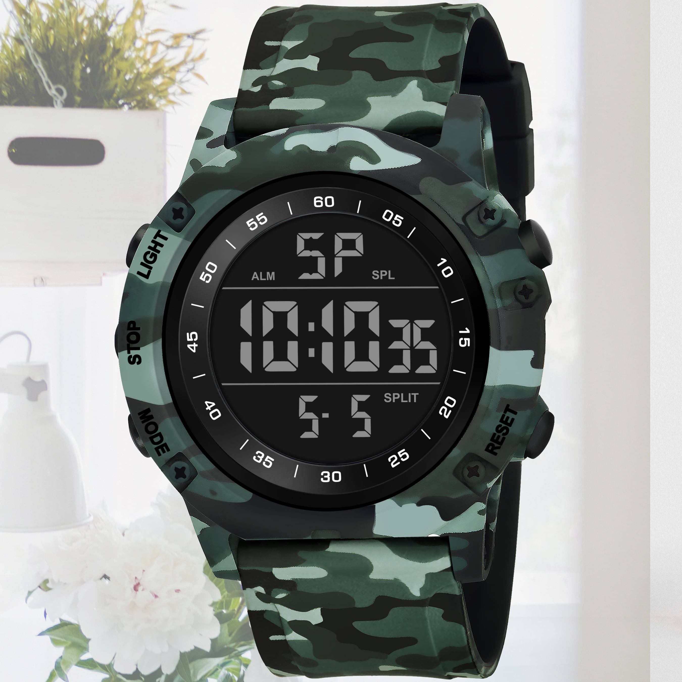     			Harbor Green Silicon Analog-Digital Men's Watch