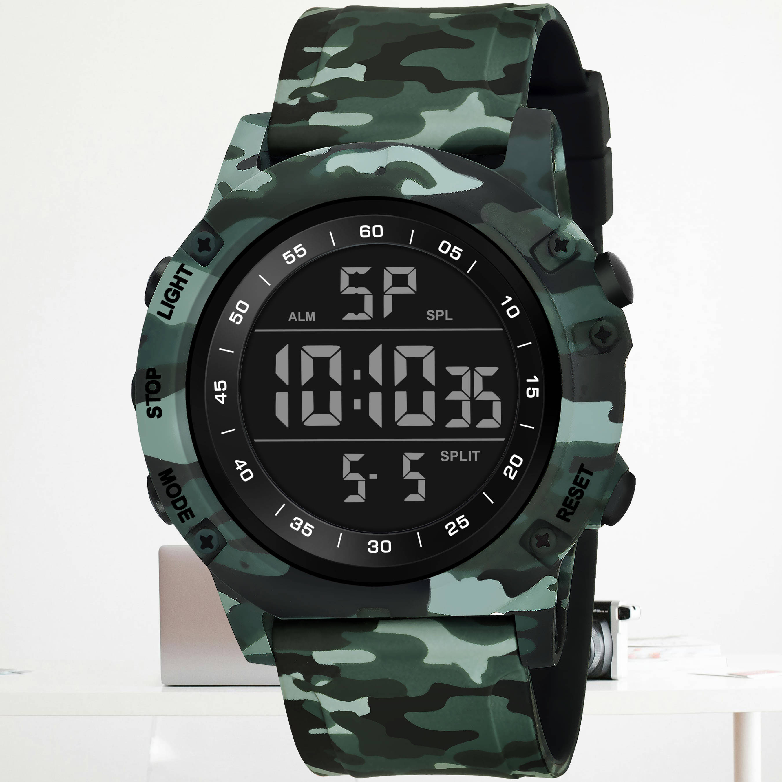     			Harbor Green Silicon Analog-Digital Men's Watch