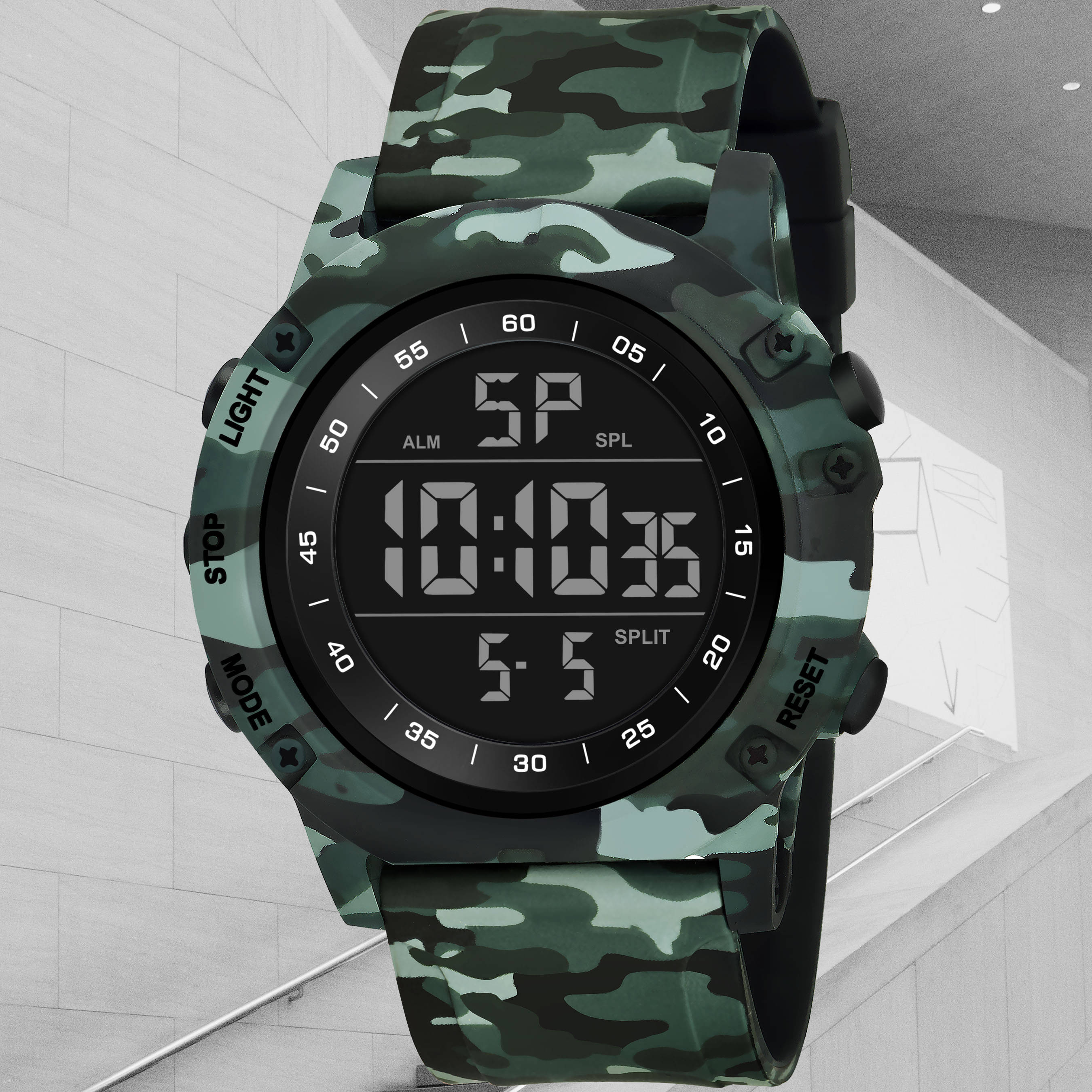     			Harbor Green Silicon Analog-Digital Men's Watch