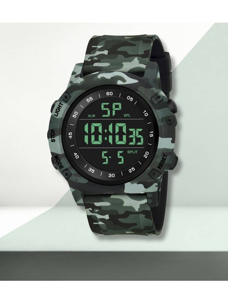     			Harbor Green Silicon Analog-Digital Men's Watch