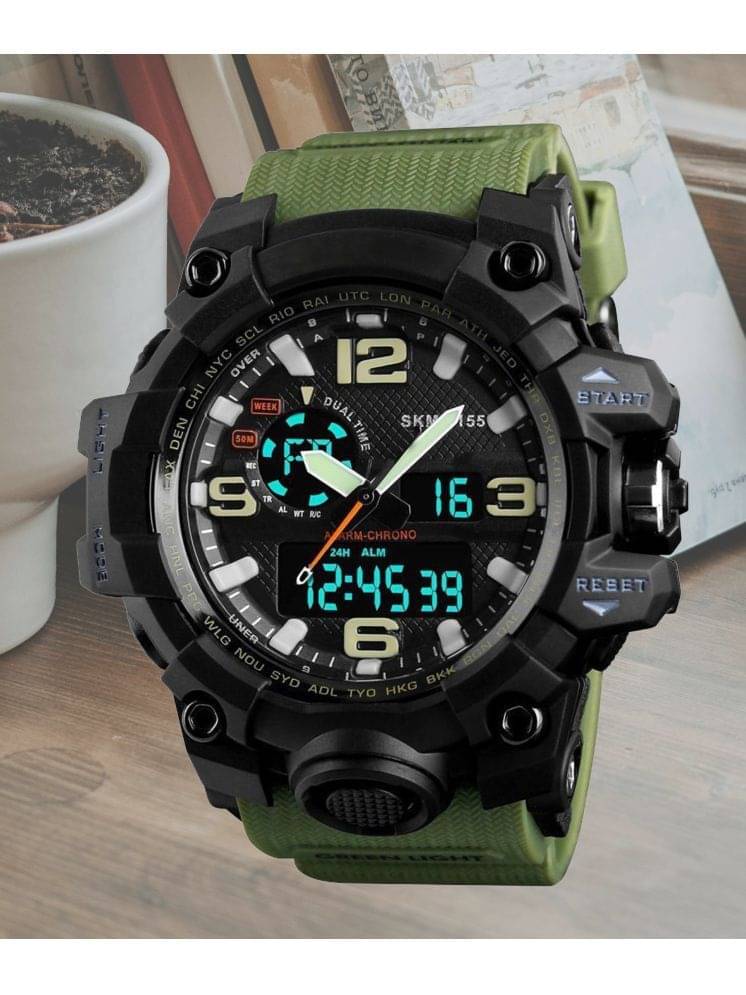     			Harbor Green Silicon Analog-Digital Men's Watch
