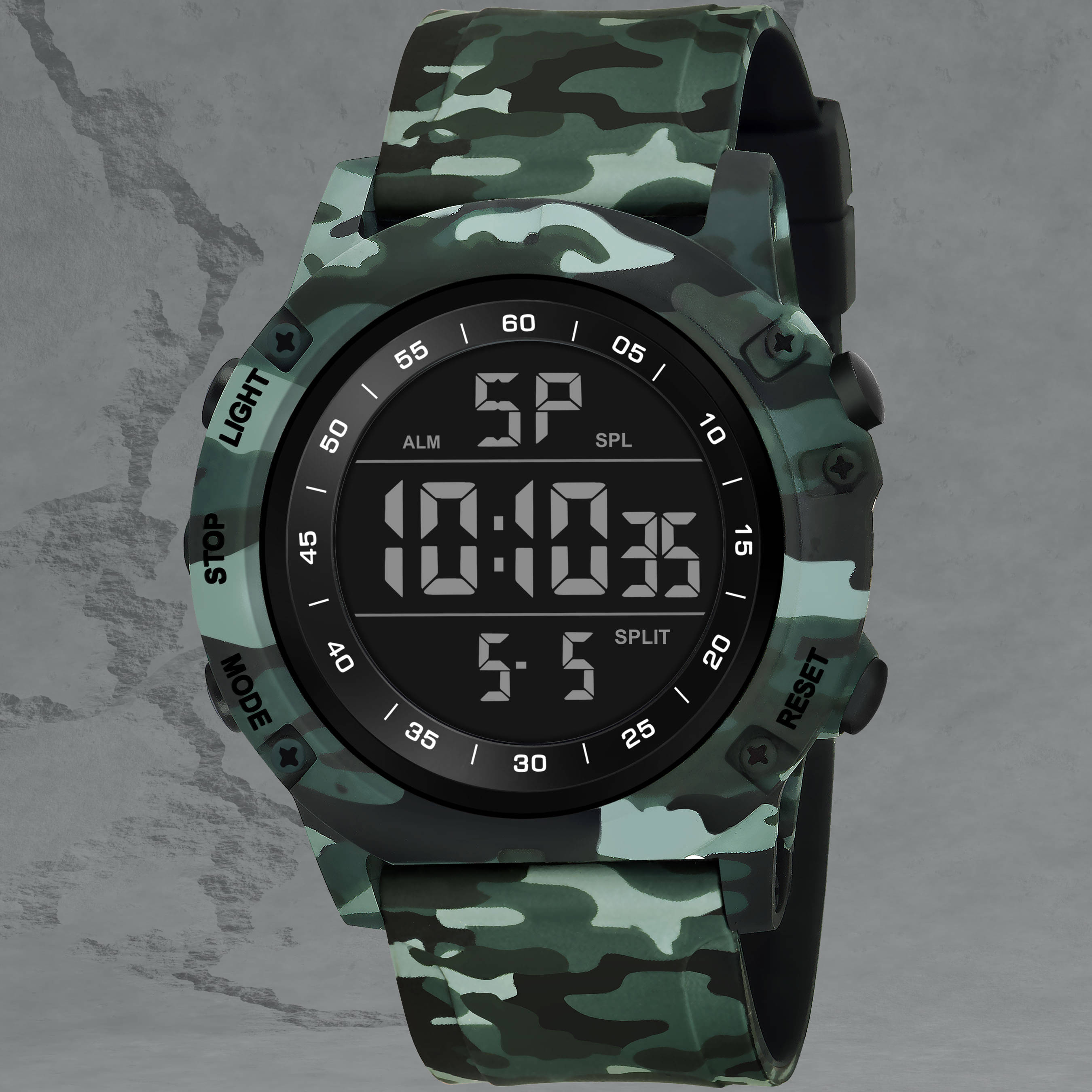     			Harbor Green Silicon Analog-Digital Men's Watch