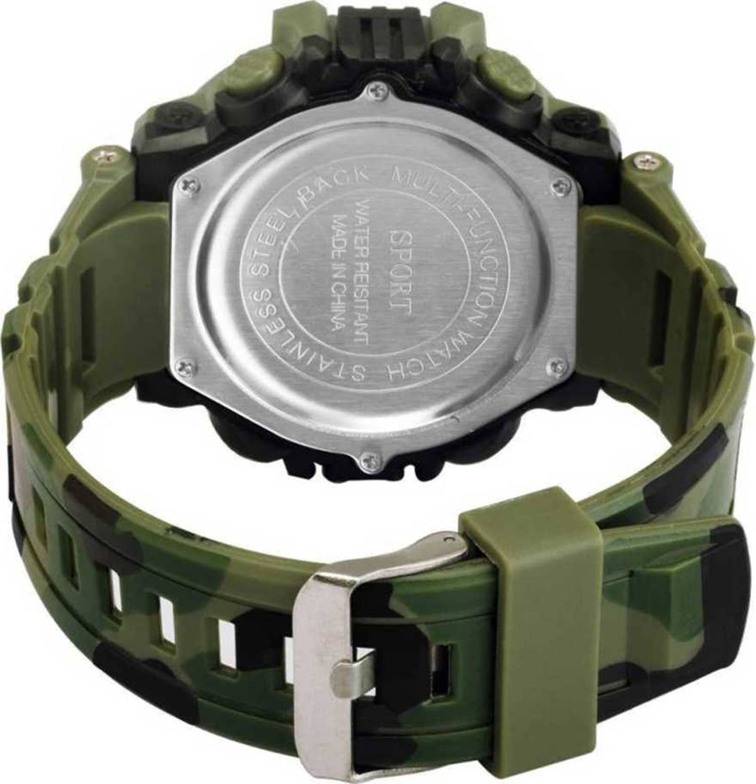     			Harbor Khaki Silicon Analog-Digital Men's Watch