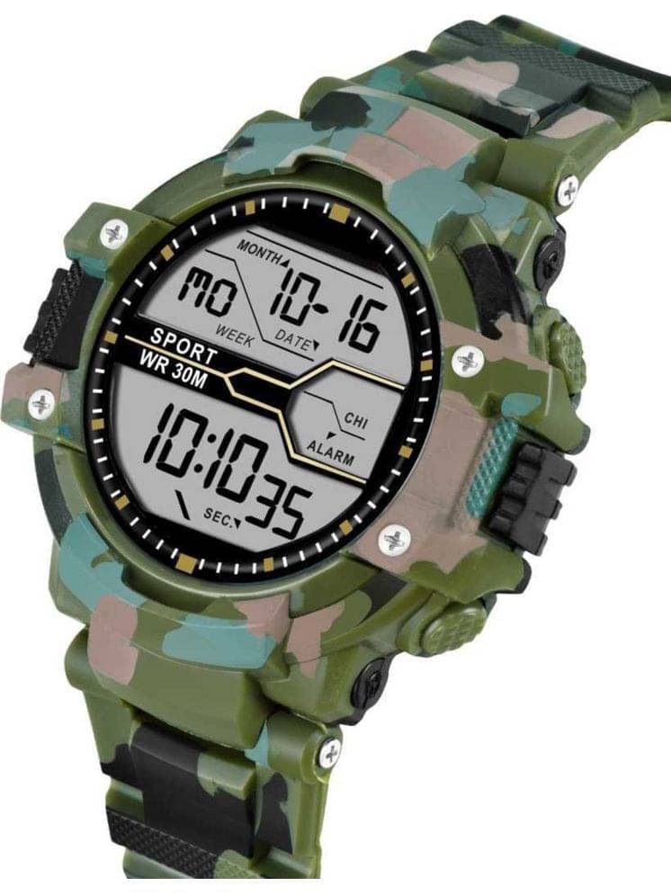     			Harbor Multicolor Silicon Digital Men's Watch