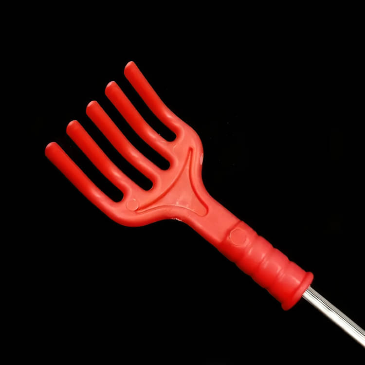     			Adjustable Portable Foldable Extendable Back Scratcher, Metal Stainless Hand Stick Tool (Pack of 1)