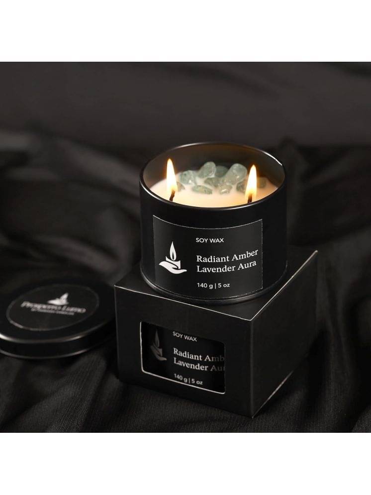 Parkash Candles Black Aromatherapy Jar Candle 10 cm ( Pack of 1 ) Parkash Candles Black Aromatherapy Jar Candle 10 cm ( Pack of 1 )