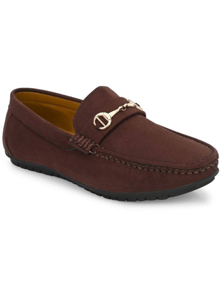 Prolific Brown Men's Slip-on Shoes Prolific Brown Men's Slip-on Shoes