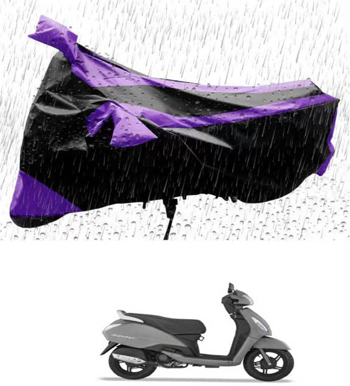 RONISH Bike Body Cover for TVS Jupiter ( Pack of 1 ) , Purple