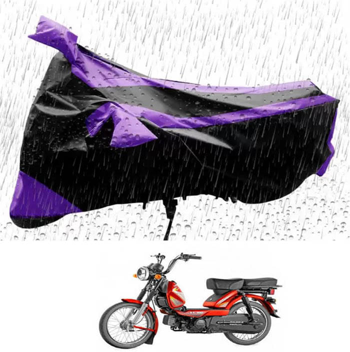     			RONISH Bike Body Cover for TVS Heavy Duty Super XL ( Pack of 1 ) , Purple