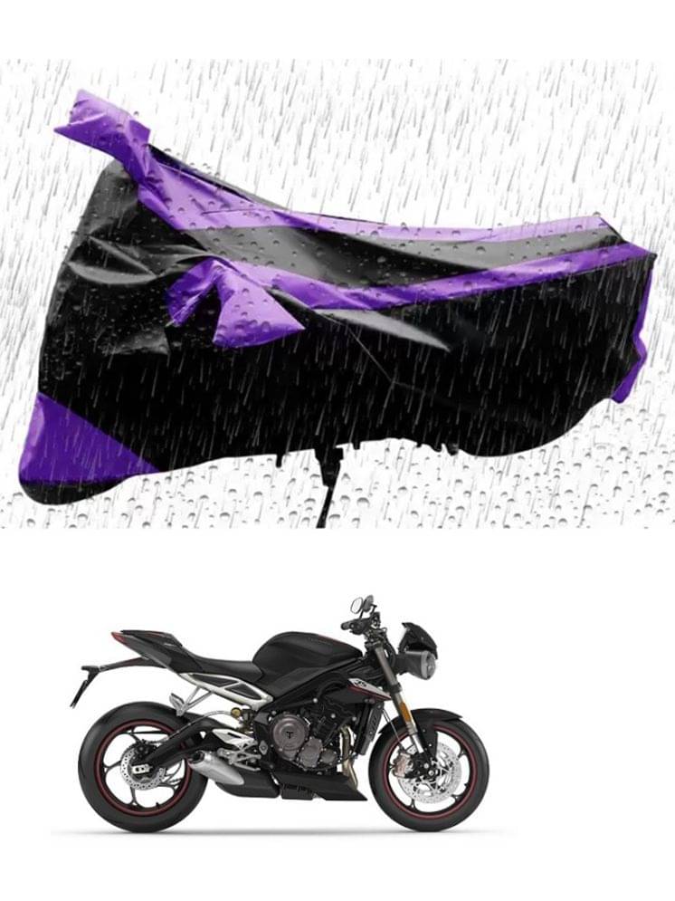     			RONISH Bike Body Cover for Triumph Street Triple ( Pack of 1 ) , Purple