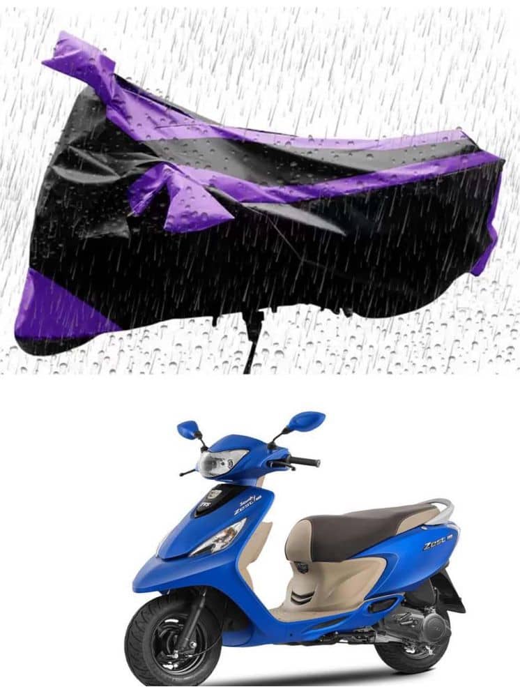 RONISH Bike Body Cover for TVS Scooty Zest 110 ( Pack of 1 ) , Purple