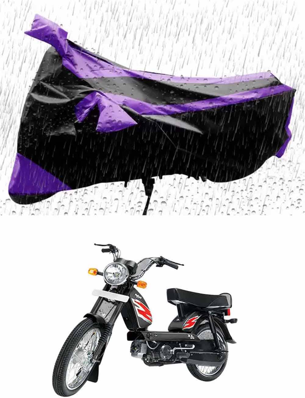 RONISH Bike Body Cover for TVS XL Super ( Pack of 1 ) , Purple