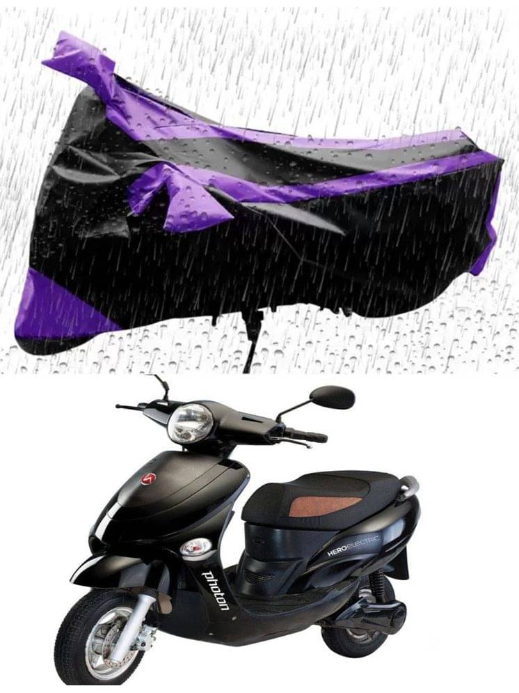 RONISH Bike Body Cover for Hero Electric Photon ( Pack of 1 ) , Purple RONISH Bike Body Cover for Hero Electric Photon ( Pack of 1 ) , Purple