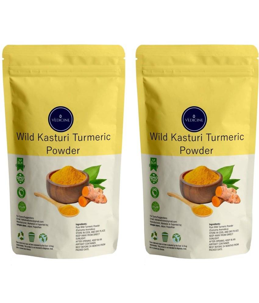 Vedicine Oragnic Wild Amba Haldi Kasturi Turmeric Manjal Powder For Skin Whitening (300 g) Vedicine Oragnic Wild Amba Haldi Kasturi Turmeric Manjal Powder For Skin Whitening (300 g)