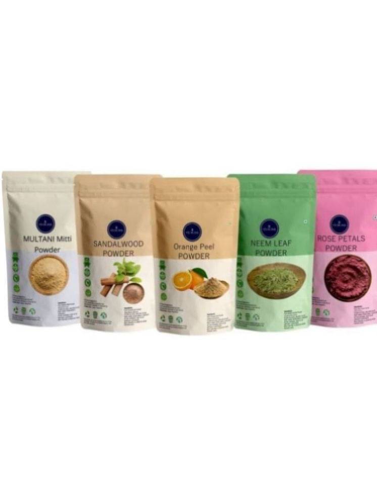Vedicine Beetroot Neem Leaf Orange Multani Mitti and Rose Petal Powder For Face (75g each) (375 g)     			Vedicine Beetroot Neem Leaf Orange Multani Mitti and Rose Petal Powder For Face (75g each) (375 g)