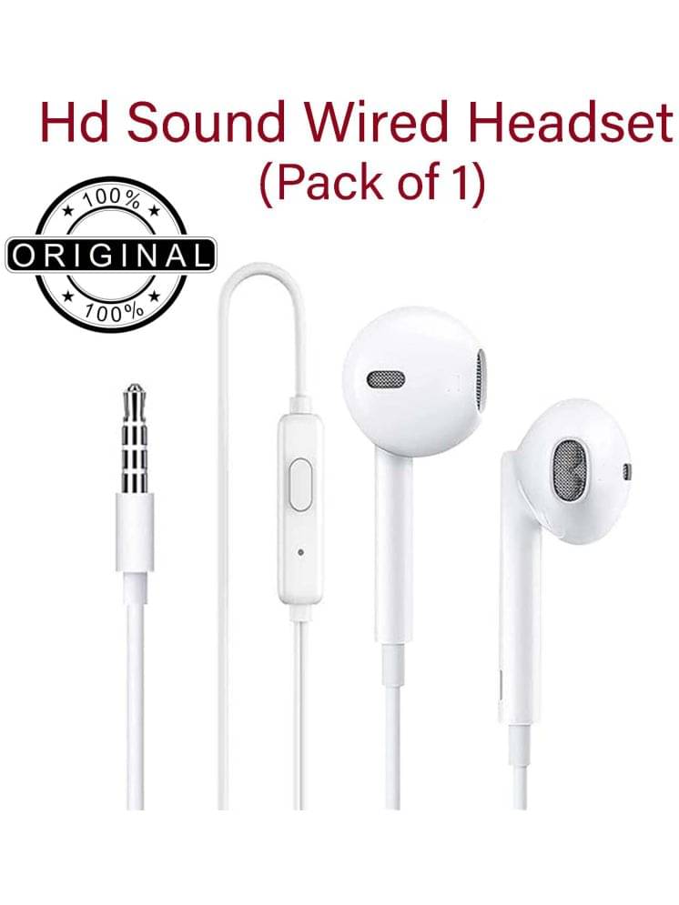     			XYBEL WRD-EPH-WHITE-1NOS 3.5 mm Wired Earphone In Ear Powerfull Bass White