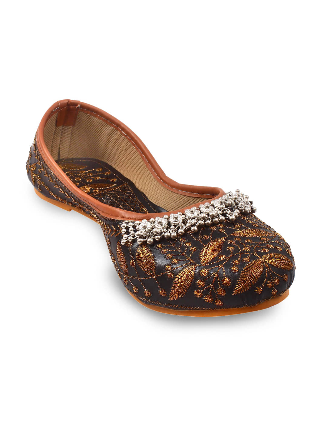 rajeraj Black Women's Juttis - Ethnic Shoes | Buy online on ZillyBuy