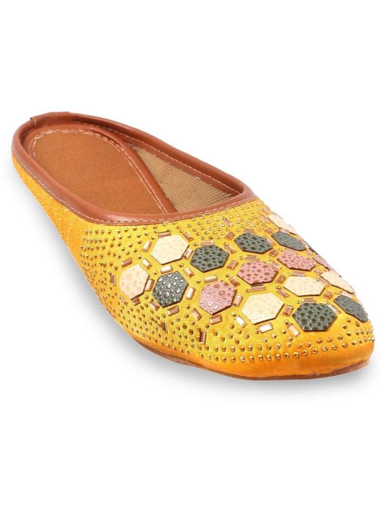 rajeraj Yellow Women's Mules rajeraj Yellow Women's Mules