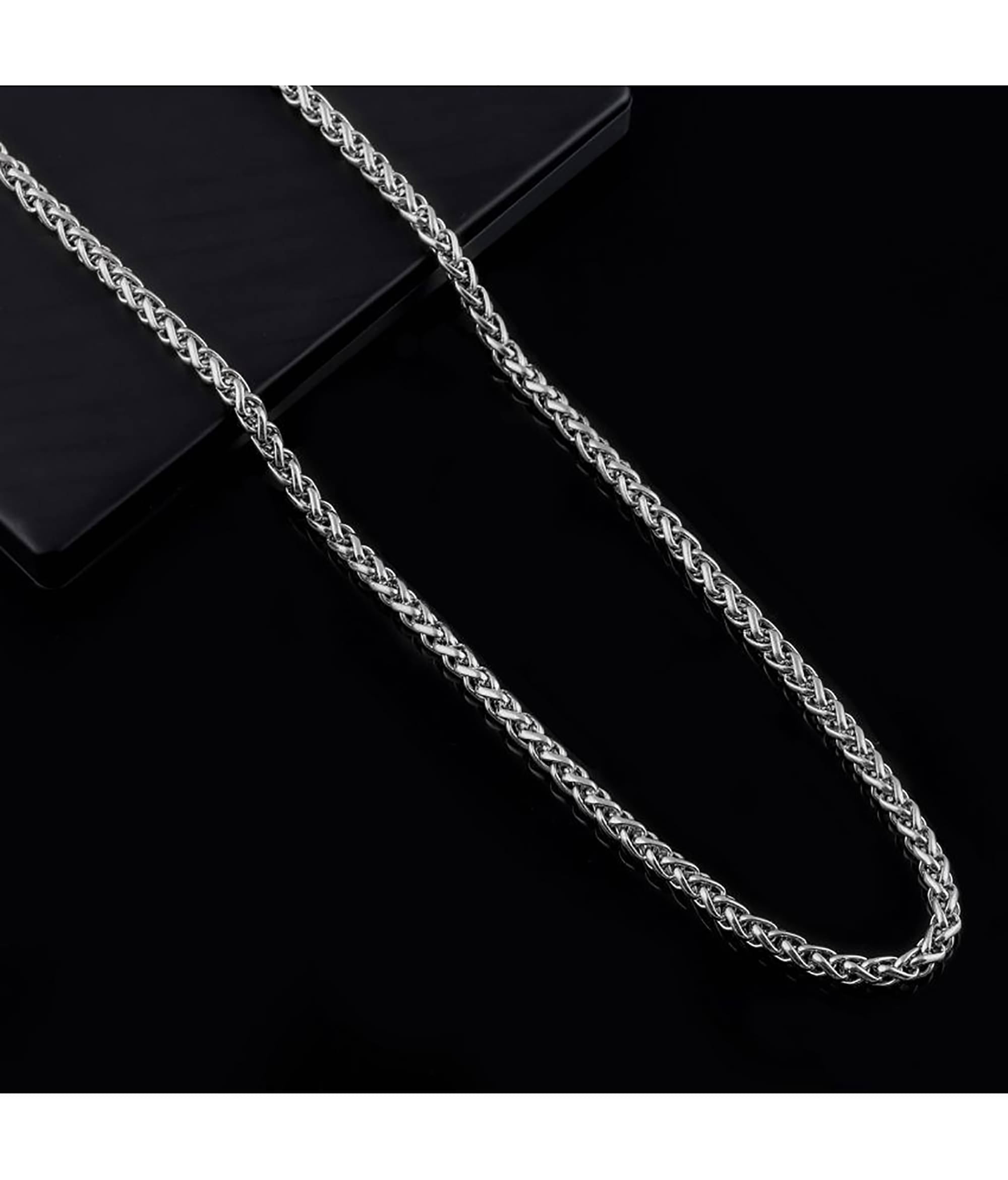     			shankhraj mall Silver Plated Chain ( Set of 1 )