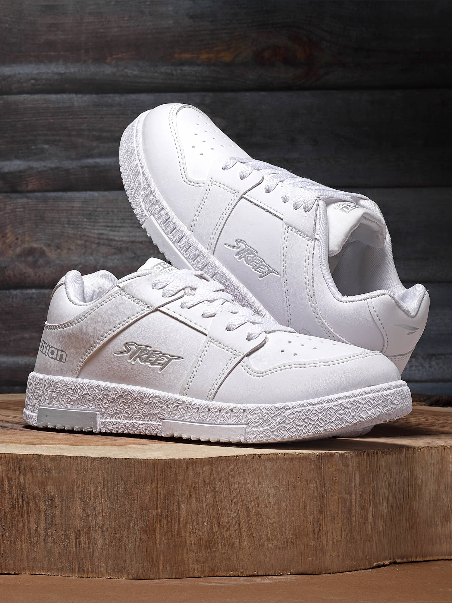 ASIAN TARZAN-04 White Men's Sneakers - Casual Shoes | Buy online on ZillyBuy