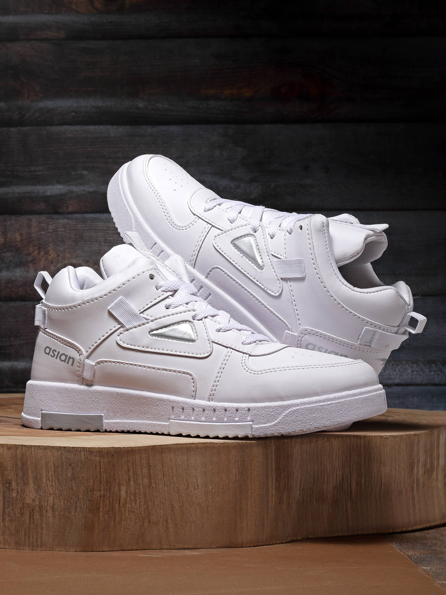     			ASIAN TARZAN-11 White Men's Sneakers
