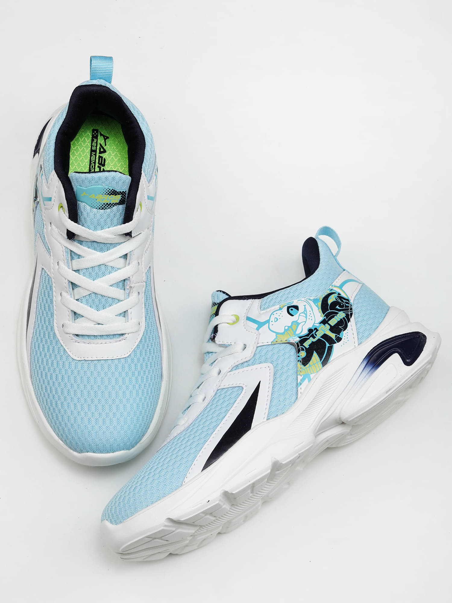     			Abros - SkyBlue Boy's Sports Shoes ( 1 Pair )