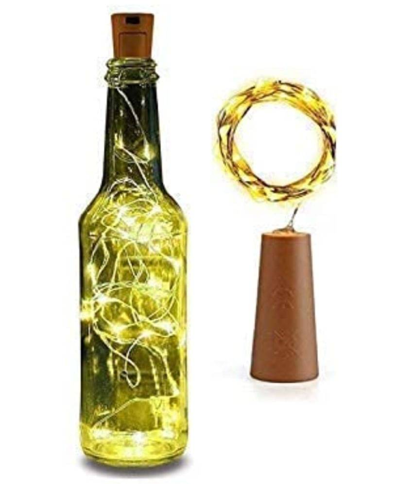 DAYBETTER Cork led String Lights for Wine Bottles Pendant Yellow - Pack of 1 DAYBETTER Cork led String Lights for Wine Bottles Pendant Yellow - Pack of 1